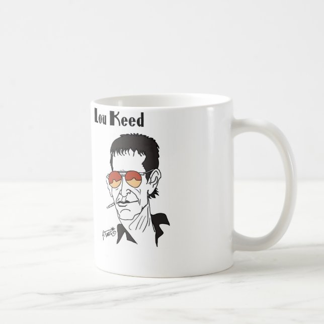 Lou Reed caricature Kaffeetasse (Rechts)