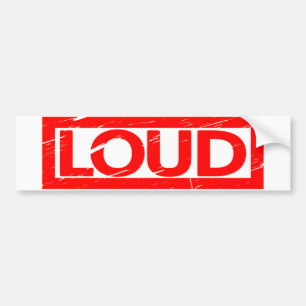 Loud Briefmarke Autoaufkleber