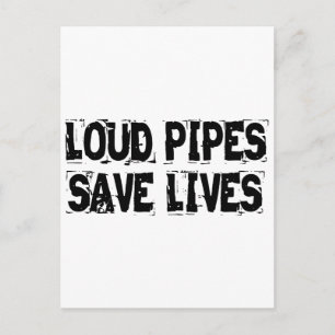 Loud Pipes Rett Lives Postkarte