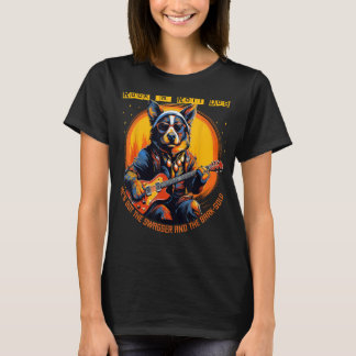 Loud Rock'n Roll Music mit cooler Gitarre D T-Shirt