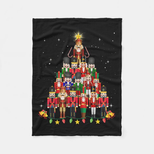 Loudest Nutcracker Group Matching Family Holiday F Fleecedecke (Vorderseite)