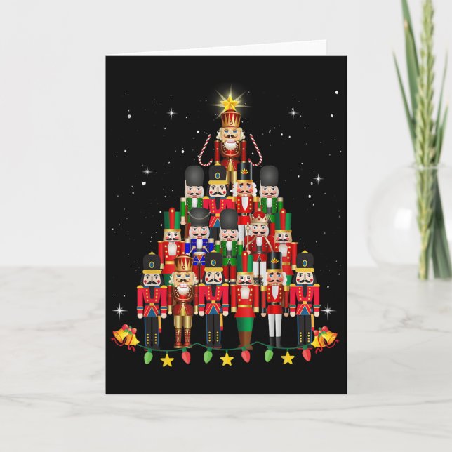 Loudest Nutcracker Group Matching Family Holiday F Karte (Vorderseite)