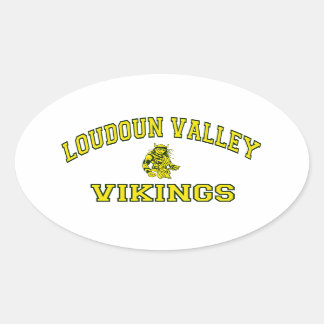 Loudoun Valley Vikings Ovaler Aufkleber