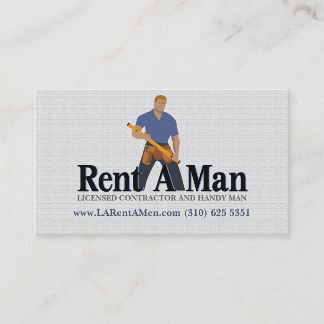 Louer Un Carte de visite Homme Handicap (Devant)