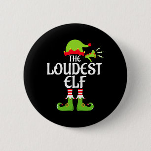Louest Elf Matching Family Group Weihnachts-Party Button