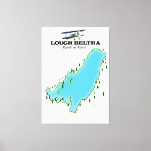 Lough Beltra Ireland Reiseplakat Leinwanddruck