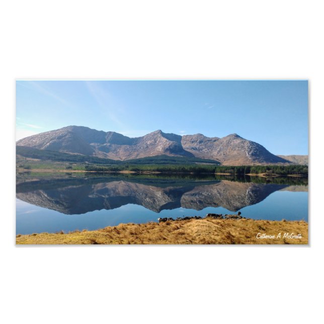 Lough Inagh, Connemara, Irland Fotodruck (Vorne)