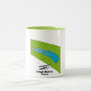 Lough Melvin Irland Zweifarbige Tasse