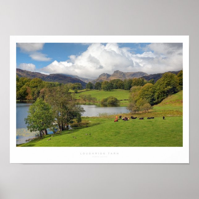 Loughrigg Tarn, Lake District Poster (Vorne)