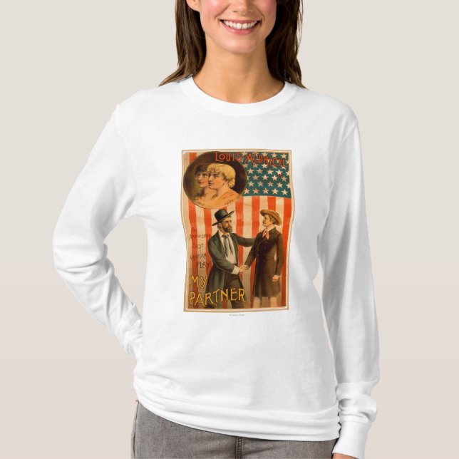 Louis Aldrich in meinem Partner Theater--Spiel T-Shirt (Vorderseite)
