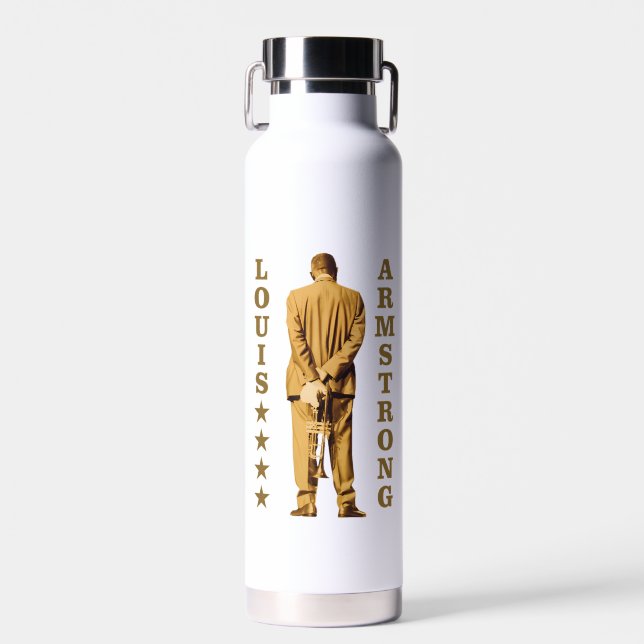 Louis Armstrong Trinkflasche (Vorne)