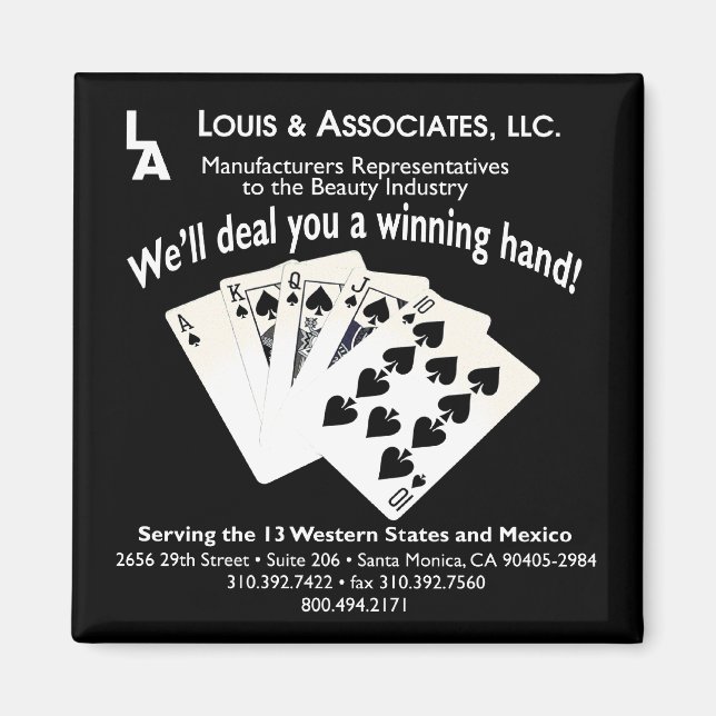 Louis & Assoc. 2x2 Fläche Magnet (Vorne)