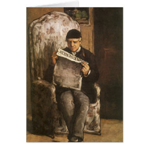 Louis Auguste Cezanne Father Of The Artist Reading