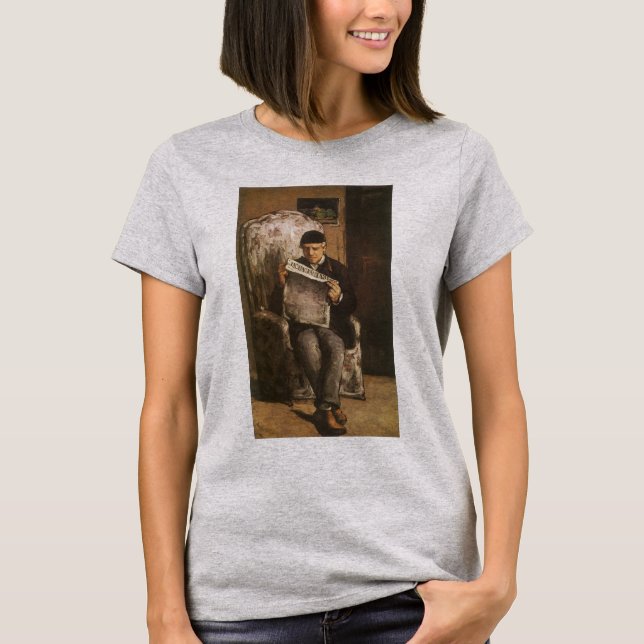 Louis Auguste Cezanne Vater der Künstlerlesung T-Shirt (Vorderseite)
