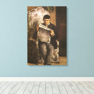 Louis Auguste Cezanne Vater des Künstlers beim Les Leinwanddruck