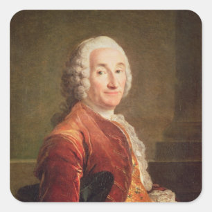 Louis Francois Armand de Vignerot du Plessis Quadratischer Aufkleber