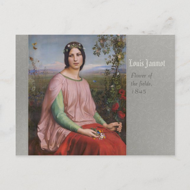 Louis Janmot Blume der Felder CC0773 Postkarte (Vorderseite)