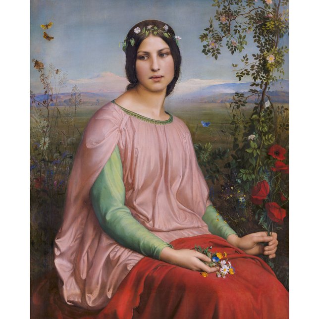 Louis Janmot Blume der Felder CC0915 Large Poster (Von Creator hochgeladen)