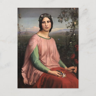 Louis Janmot - Blume der Felder Postkarte
