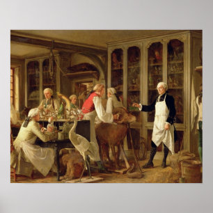 Louis Jean Marie Daubenton (1716-99) in seinem Poster
