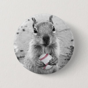 Louis-Kundgebungs-Eichhörnchen - Baseball Button