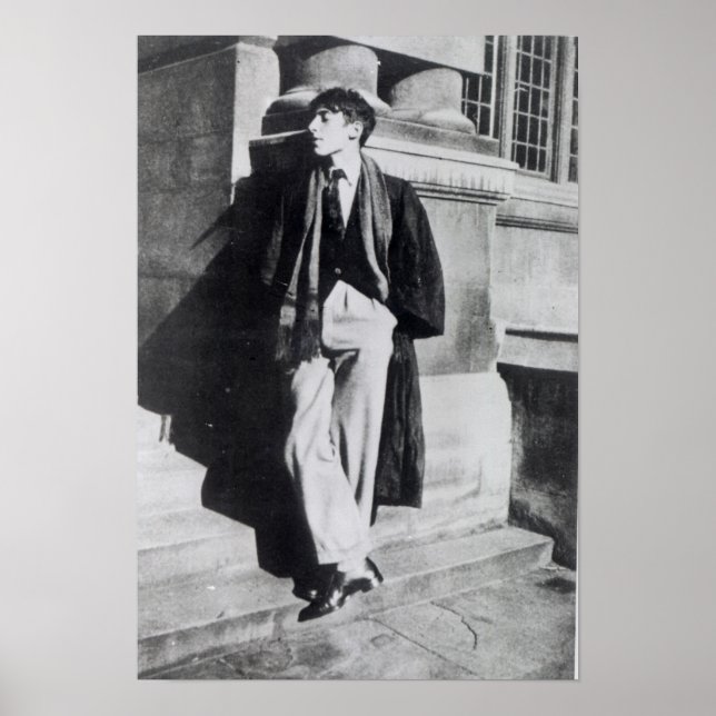 Louis MacNeice während seiner Zeit in Oxford Poster (Vorne)