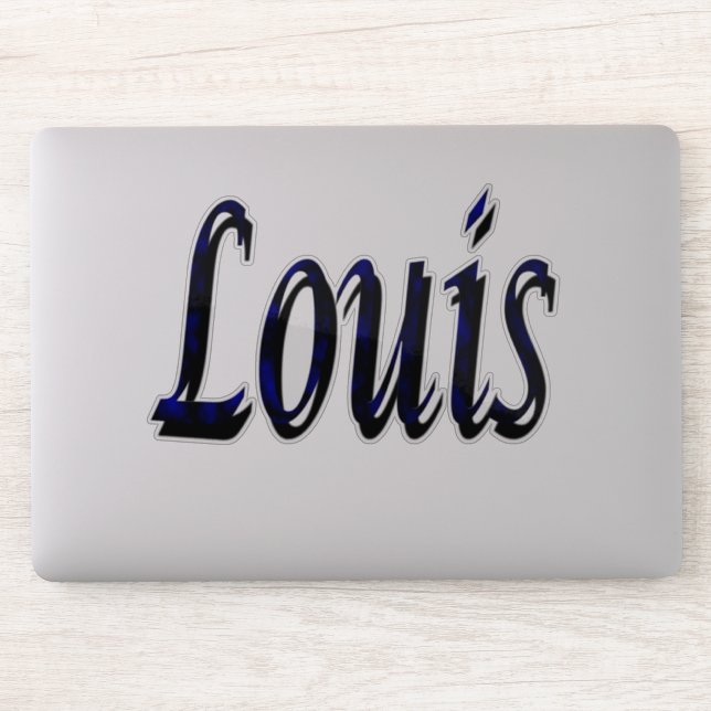 Louis Name Logo, Aufkleber (Computer)