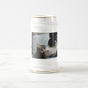 Louis u. Gus, die zusammen… spielen Bierglas
