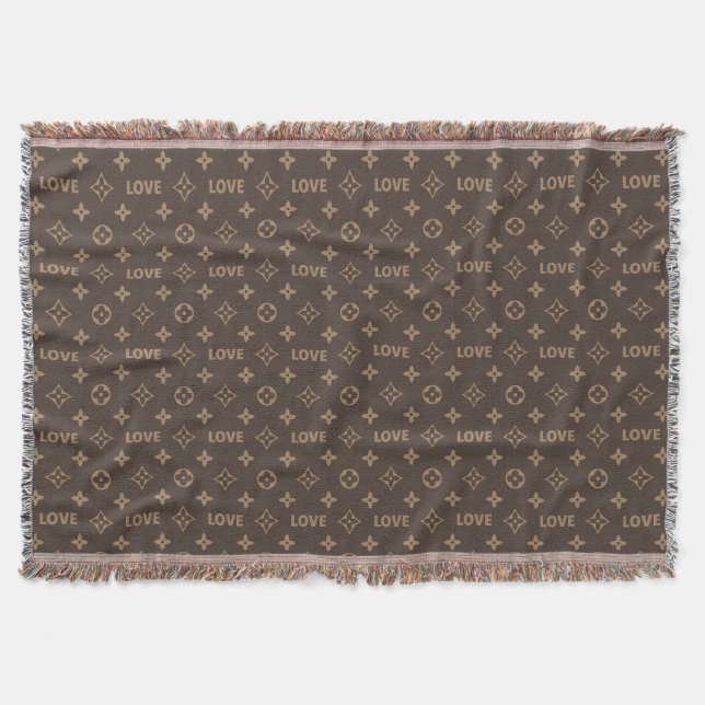 Louis Vuitton Liebesmuster Decke (Vorderseite)