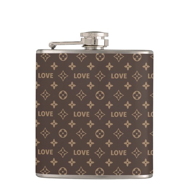 Louis Vuitton Muster Flachmann (Vorderseite)