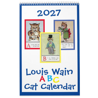 Louis Wain ABC Katzen, Kalender