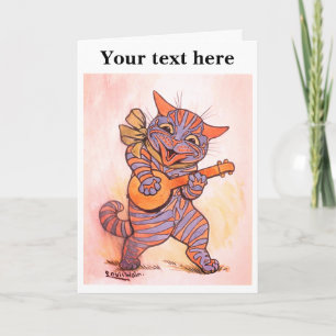 Louis Wain Cat Danke-Karte Dankeskarte