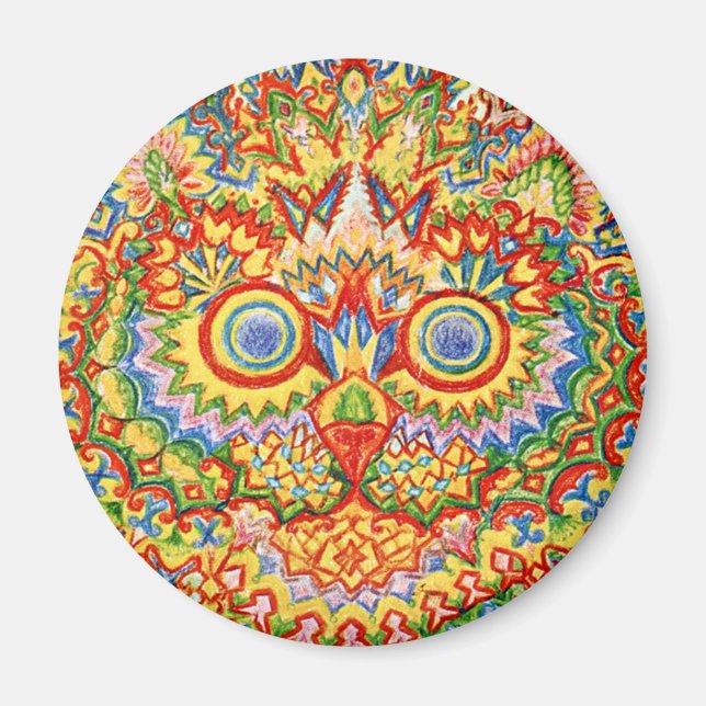Louis Wain cat Magnet (Vorne)
