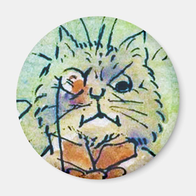 Louis Wain cat Magnet (Devant)