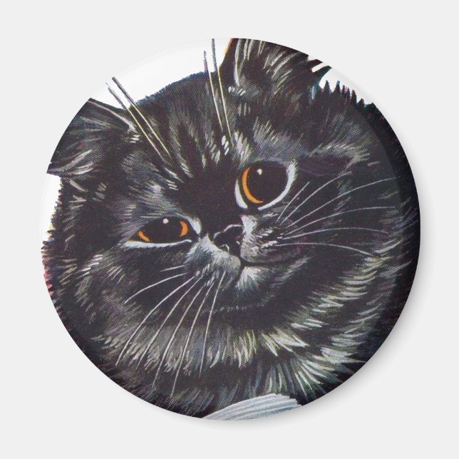 Louis Wain cat Magnet (Vorne)