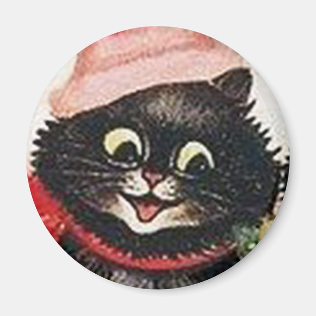 Louis Wain cat Magnet (Vorne)