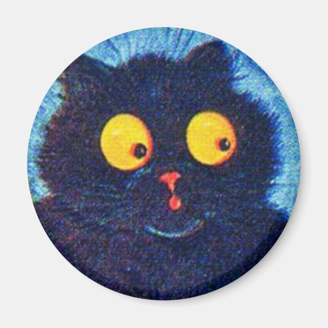 Louis Wain cat Magnet (Vorne)
