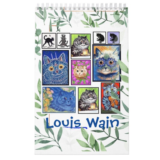 Louis Wain, Cat Paintings Calendar Kalender (Titelbild)