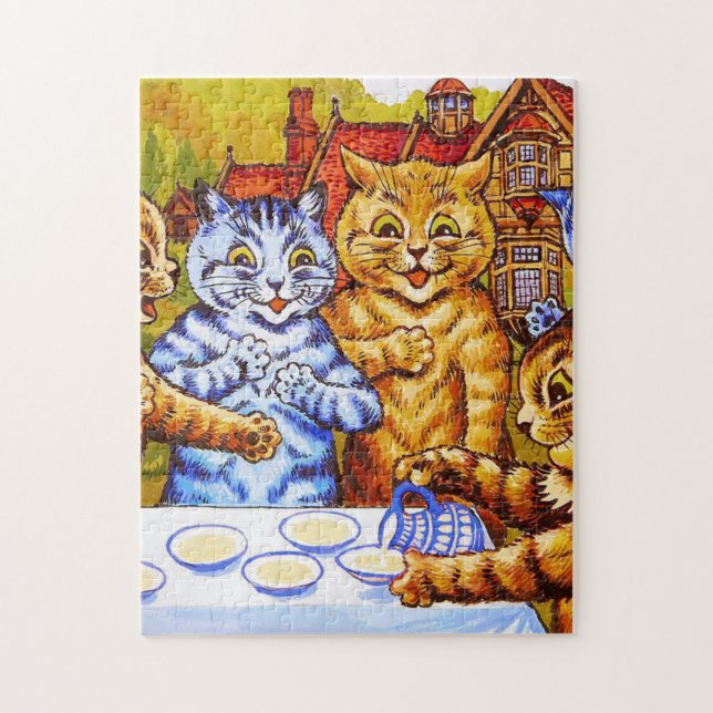Louis Wain Cat Tea Party (Vertikal)