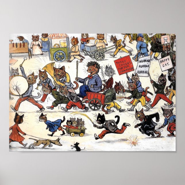 Louis Wain Katzen 2 Poster (Vorne)