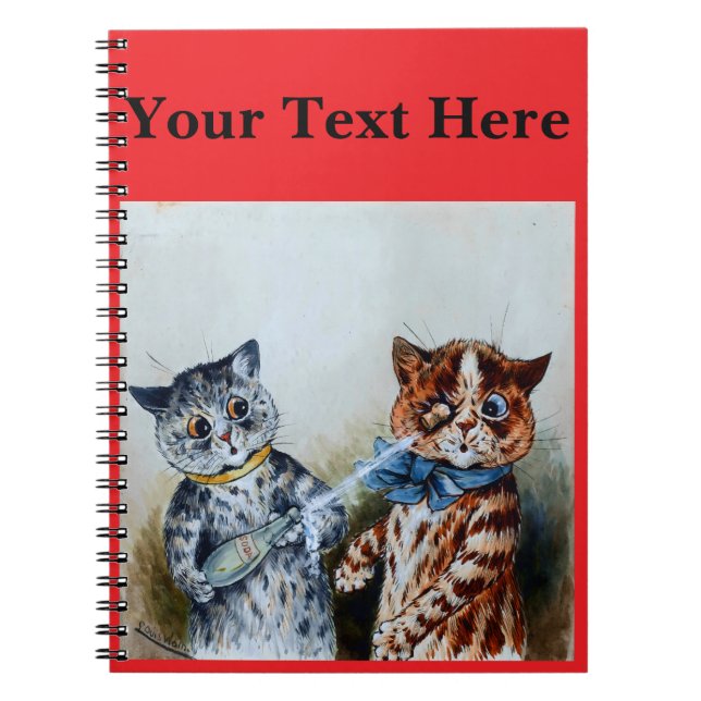 Louis Wain Katzen  Notizblock (Vorderseite)