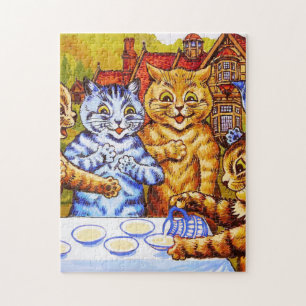 Louis Wain Katzen-Teeparty