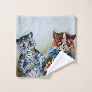 Louis Wain Katzen Waschlappen