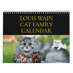 Louis Wain Katzenfamilienkalender Kalender
