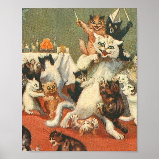 Louis Wain Merry Christmas Poster (Vorne)
