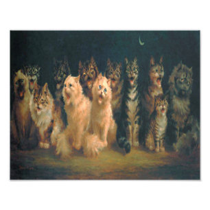 Louis William Wain "Katzen-Chor " Fotodruck