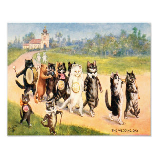 Louis William Wain "Wedding Day" Fotodruck