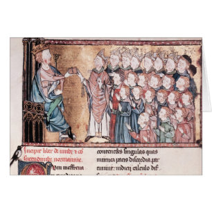 Louis X störrisch, die Charter zu gebend