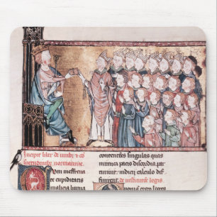 Louis X störrisch, die Charter zu gebend Mousepad