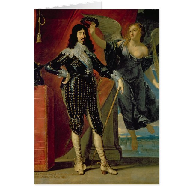 Louis XIII couronné par victoire, 1635 (Devant)